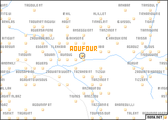 map of Aoufour