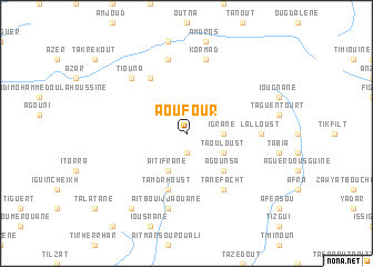 map of Aoufour