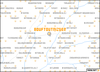 map of Aouftout nʼIzder