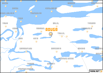 map of Aouga