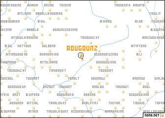 map of Aougounz