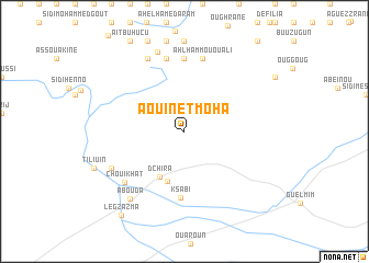 map of Aouînet Moha