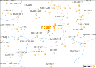 map of Aouinia