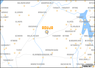 map of Aouja