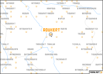 map of Aoukert