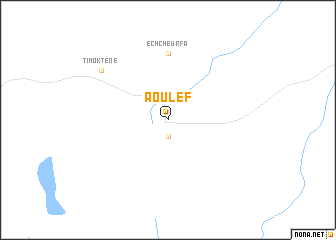 map of Aoulef