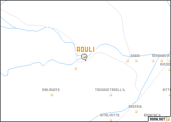 map of Aouli