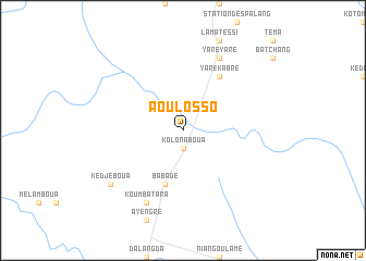map of Aou Losso