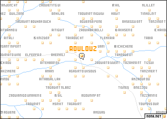 map of Aoulouz