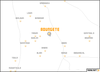 map of Aoungété