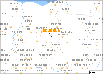 map of Aounoud