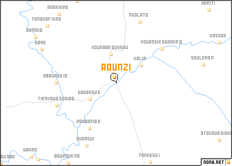 map of Aounzi