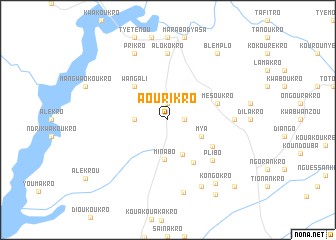 map of Aourikro
