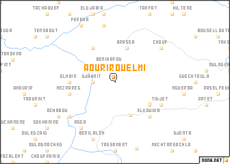 map of Aourir Ouelmi