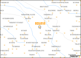 map of Aourir