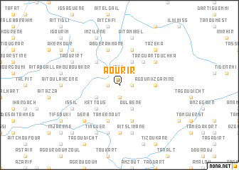 map of Aourir