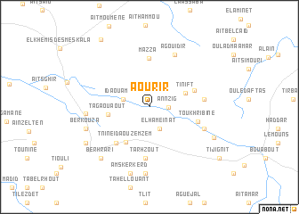 map of Aourir