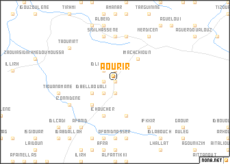 map of Aourir