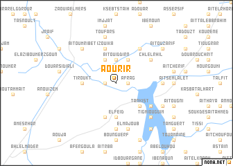 map of Aourir