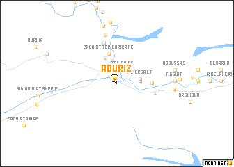 map of Aouriz