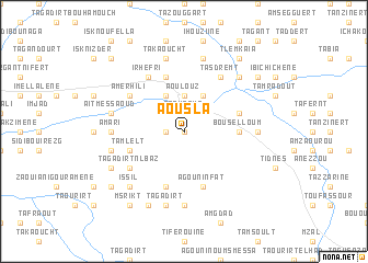 map of Aousla