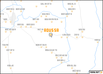 map of Aoussa