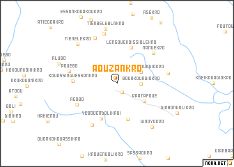 map of Aouzankro