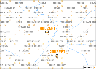 map of Aouzert