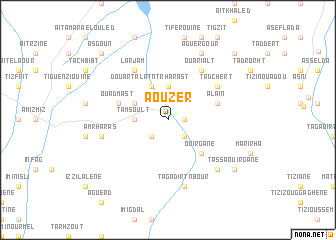 map of Aouzer