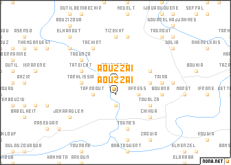 map of Aouzzaï