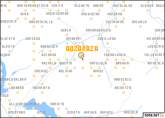 map of Aozaraza