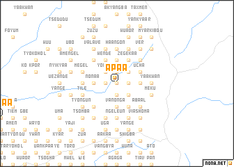 map of Apaa