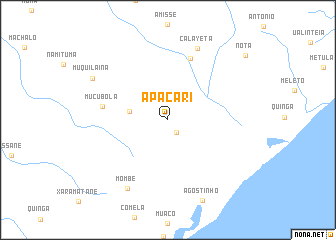 map of Apacári