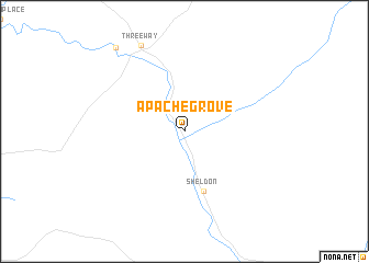 map of Apache Grove