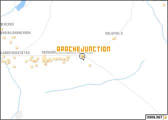 map of Apache Junction