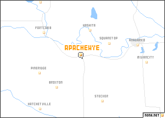 map of Apache Wye