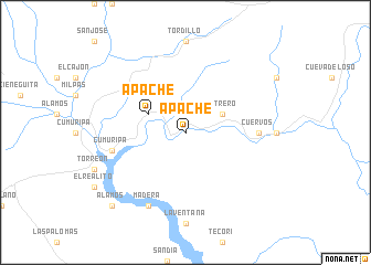 map of Apache