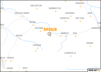map of Apadia