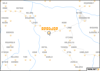 map of Apadjop