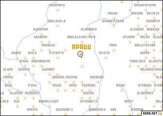 map of Apadu