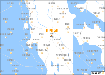 map of Apaga