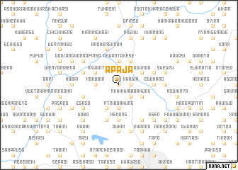 map of Apaja