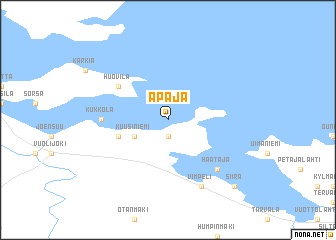 map of Apaja