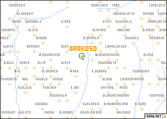 map of Apakoso