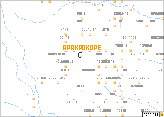 map of Apakpokopé