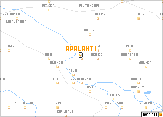 map of Apalahti