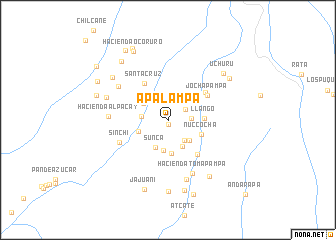 map of Apalampa