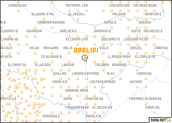 map of Apalipí