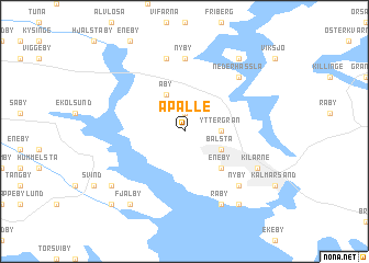 map of Apalle