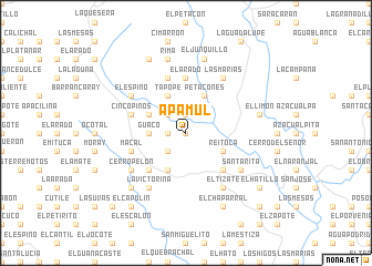 map of Apamul
